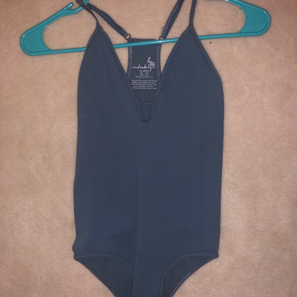 Free People Tops - Free people blue bodysuit Free People Tops - Free people blue bodysuit